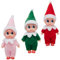 YUNHENTONG Weihnachtself 3 Stück, Weihnachtswichtel Figuren Elfen Puppe Wichtel Puppe Mini Weihnachtselfen Klein für Kinder Erwachsene Weihnachtsspielzeug Dekorationen