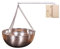 Bol pour sauna - support d'huiles essentielles pour sauna, bol en acier inoxydable avec huiles essentielles | Porte-huile pour aromathérapie sauna tasse d'huile, bol diffuseur