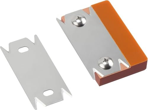 KEWAYO Kantenhobel Holz, Mini Handhobel, Kantenschneider Umleimer mit 1 Ersatzklinge für Holz PVC ABS, Holzbearbeitung Rutschfest Einhandhobel Orangerot