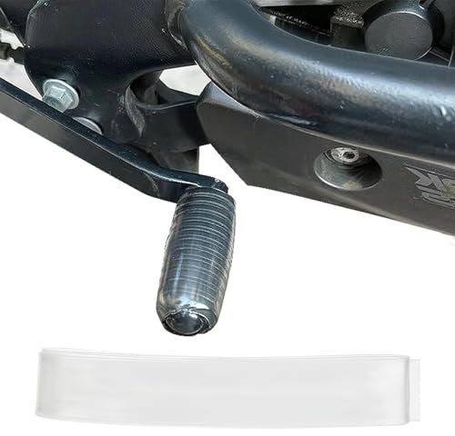 NICENEEDED Klarer Schrumpfbarer Schuhüberzug Für Motorrad Schalthebel Motorrad Schalthebelbezüge Stiefel Zehenschutz