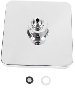 Homoyoyo Soffione Doccia a Pioggia a Led 1 Pz. 6 Pollici Quadrato Abs Soffione Doccia a Pioggia Facile da Installare Pulito