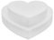 Chianese Base per torta di polistirolo Cuore H5x20cm | Leggera e Resistente, Ideale per Torte Finte, Decorazioni di San Valentino, Matrimoni e Feste Romantiche