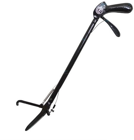 YNR Reptile Snake Catcher Aluminium 760mm 30 76cm Full Black Heavy Duty