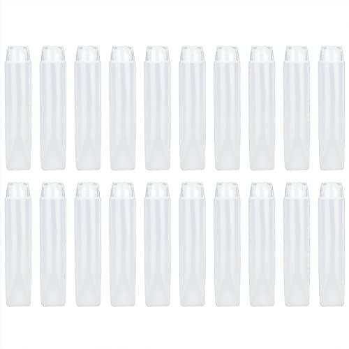 ANKROYU 20 pcs leckdichte nachfüllbare Kosmetikrohre Reisegröße Quetschflaschen für Shampoo Gesichtsreiniger Cremes Plastikbehälter Schönheit Hautpflege Toilettenartikel Bad Essentials (50 ml)