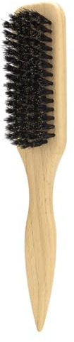 WRITWAA Holzbürste für Bart und Schnurrbart Ergonomischer Griff Bartpflege und Glättung für Männer Geeignet Kleine