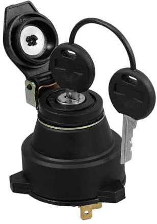 ifundom Zündschloss Chinesischer Atv-zündschalter Wetterfester Zündschalter Schalter Für Handwerkermäher Schlüsselschalter Für Rasenmäher Anlasserschalter Mäher Mtd-zündschalter Black Abs