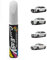 Treesiche Autolack Lackstift für BMW, Kratzer Reparatur für BMW, Lack Reparatur Kit Lackierstift und Pinsel 2 in 1, Lackstift Auto Lack Reparatur für BMWK Ratzer Reparatur, MineralWeiß Metallic (A96)