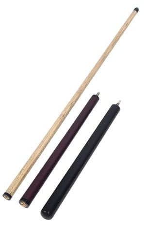 Cuifati Rompi la Piscina, 4,6 Piedi Jump Cue Wood 3 Pezzi per l'allenamento