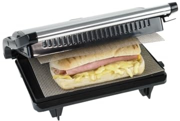 Grill Mesh Mats Mesh Toaster Sheet Non-Stick Reusable 2 Pack 21x30cm | For Toaster, Grills, Ovens, BBQ, Baking, Panini & Grilled Cheese. Easy Clean, Heat Resistant, BPA & Gluten Free