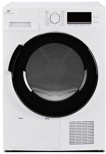Sèche-linge pompe à chaleur - CONTINENTAL EDISON CESL8PCWD - 8 kg - 60 cm - Classe D - Blanc
