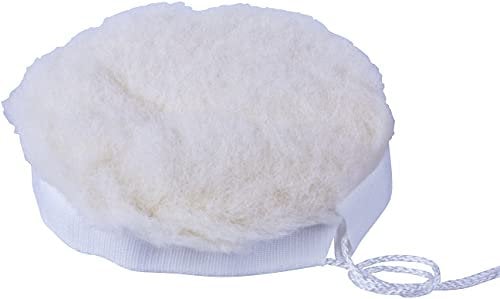 wolfcraft Polierhaube, Ø 125 mm I 2025000 I zum Aufpolieren und Polieren von Lacken, Buntmetallen und Edelstahl mit Schleif- und Polierpasten I für Schleifteller