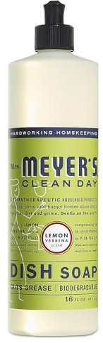 Mrs. Meyer's Clean Day Savon liquide à vaisselle Vert citron 454 ml