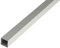 Alberts 473532 Tubo Quadrato, Alluminio, anodizzato Argento, 1000 x 20 x 20 mm