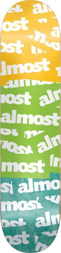 Almost Verputztes Deck (Gelb/Grün/Blaugrün, 21,6 cm)