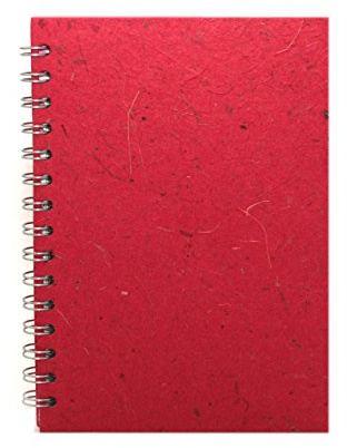 Pink Pig A5 Portrait Sketchbook | White Cartridge, 35 Leaves | Ruby