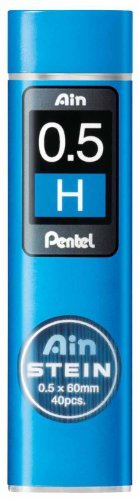 Pentel Ain Refill Leads 0.5mm H New Packaging