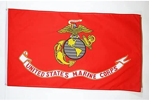 AZ FLAG - Drapeau USA Marines ancien - 150x90 cm - Drapeau Américain – Armée Etats-Unis 100% Polyester Avec Oeillets Métalliques Intégrés - Pavillon 110 g