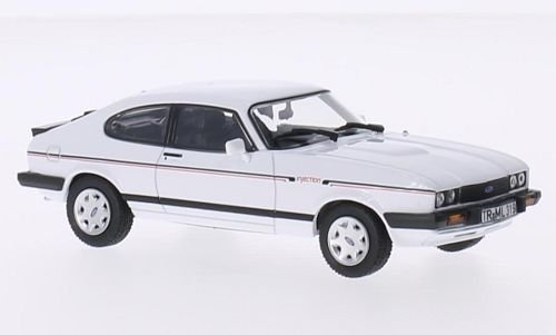 Ford Capri MkIII 2.8i, Weiss/Dekor, 1984, Modellauto, Fertigmodell, Norev 1:43