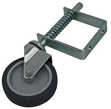 Tor Stützrad gefedert 100 mm Schiebetorrolle Tore Türe 57 kg Lenkrolle Torrolle