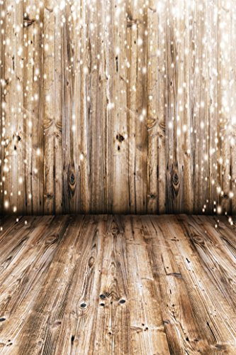 SJOLOON 10x15FT Rustic Wood Vinyl Photography Backdrop Nostalgia Wood Floor Photo Backdrop Baby Newborn Photo Studio Props JLT10359 Yellow