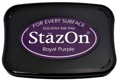 Besser Crafts Tsukineko StazOn Solvent Stempelkissen Royal Purple nicht poröse (1 Pack) (0tsusz1010)