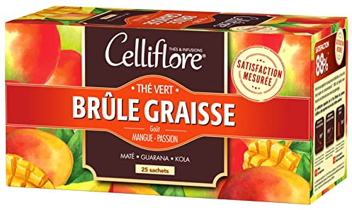 Celliflore Thé Vert Brûle Graisse 25 Sachets