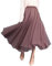Carolilly Gonna in Tulle Tutu Gonne Vintage da Donna Tutu Balletto sotto Stile Anni '50 Gonna Tulle Donna Lunga Rosa Nero