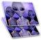 Rechteckige Aufkleber (2 Stück) 10 cm – Funky Grey Aliens Space Sci-Fi Fun Decals für Laptops, Tablets, Gepäck, Scrapbooking, Kühlschränke, #8214