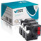 specmark Kompatibel für DYMO D1 45807 S0720870 Schriftband 19mm x 7 m Satz x 3 St. Schwarz auf Rot Kompatibel mit DYMO D1 für Drucker LM LabelManager LP LabelPoint LW LabelWriter DUO