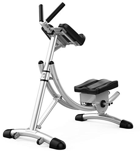 ZYCSKTL ABS Fitnessgeräte Bauchtrainer,Unisex Sportgerät, Haushalt Faltbare Bauchtrainingsgerät, Bauchmuskeln Roller Coaster Trainingsgerät (Color : Silver, Size : 142 * 70 * 133cm)