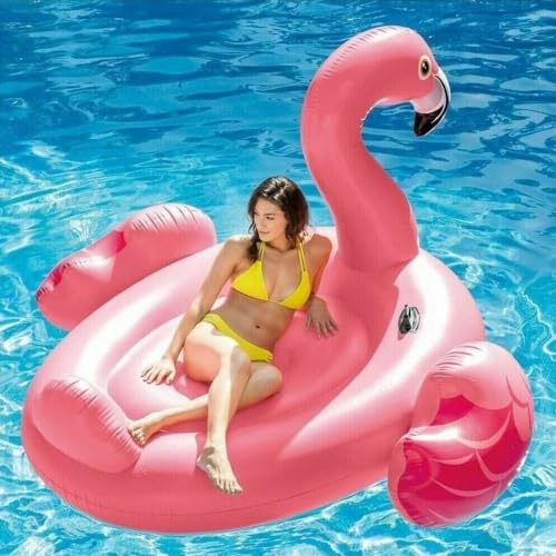 OISE ART STORE Trade Shop - Fenicottero Gonfiabile Galleggiante Isola Mare Piscina 1.95 X 2.0 X 1.2 Mt