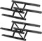 WONGWAI 4 Pack/2 Pairs Table Lift Hardware Mechanism Hinge, Coffee Table Lift Up Top Hinge, Lift Top Coffee Table Hinges Spring, Black