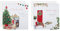Hallmark Multipack Weihnachtskarten, Wohltätigkeitskarten, 16 Stück in 2 klassischen Lucy Cromwell Designs, rote Tür, Weihnachtsbaum
