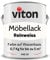 Viton Möbellack - 0,7 Kg - Seidenmatt Weiss - Möbelfarbe auf Wasserbasis - RAL 9010 Reinweiss
