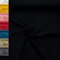 MAGAM-Stoffe Greta Musselin Stoff Double Gauze uni Oeko-Tex Meterware 50cm (30. Schwarz)