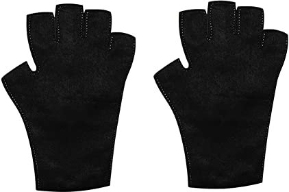 5Pairs of Black Disposable Nails Anti UV Cover Glove Protection Gloves for Manicures,Nail Lamp UV Cover Glove One Size Protection Gloves for Manicures Nail Lamp UV Cover