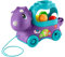 FISHER-PRICE Bällespaß Nachzieh-Dino - Interaktiver Bällespaß-Dinosaurier mit Licht, über 30 Liedern, 3 Lernstufen, inkl. 4 bunten Dinoeiern, für Babys und Kleinkinder, deutsche Version, HNR54