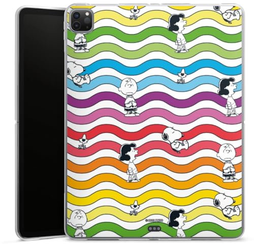 DeinDesign Silikon Hülle kompatibel mit Apple iPad Pro 12.9 (2020) Case Tablet Hülle Snoopy Muster Peanuts