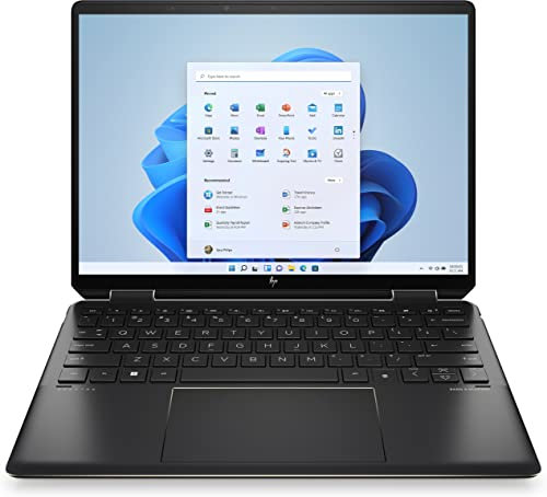 HP Spectre x360 2-in-1 Laptop | 13,5 3K2K Touchscreen | Intel Core i7-1355U | 16 GB DDR4 RAM | 1 TB SSD | Intel Iris Xe | Windows 11 | QWERTZ | Schwarz | inkl. HP MPP 2.0 Tilt Pen