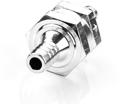 LST Rückschlagventil aus Aluum mit 8mm Durchmesser für Kraftstoff, Öl, Wasser, und Luftleitungen – Einweg-Flusskontrolle Ventil für Benzin, Diesel und Vakuumsysteme