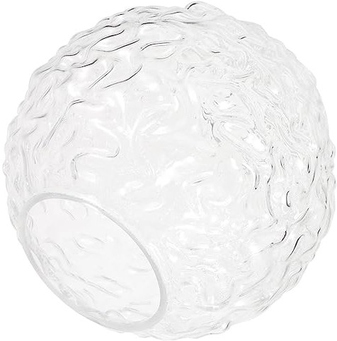 SEWACC Verre Globe Lampe Abat- Remplacement Agité Boule Ronde Couvercle De La Lampe Lustre Plafonnier Sphère Abat- Pour Pendentif Applique