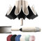 MZSX Regenschirm, LED-Licht, Taschenschirm, winddicht und sturmfest, Umgekehrtes Faltdesign, Klein Kompakt, Reflektoren Am Rand, für Herren und Damen
