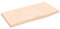 vidaXL Waschtischplatte, Multifunktional Arbeitsplatte mit Naturkante, Waschtischkonsole Tischplatte für Badezimmer, Holzplatte Platte Badmöbel, 60x30x(2-4) cm Massivholz Unbehandelt