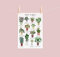 Biopracess House Plant Poster House Plant Plants Poster House Plant Identification Botanical Plant Lady Plant Lover Gift Metal Tin Sign 8x12 Inch
