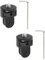 JZK 2PCS Action Cameras Mount Adapter, 360° Adjustment Aluminum 1/4 Tripod Adapter, Camera Base Screw Adapter, Camera Tripod Mount