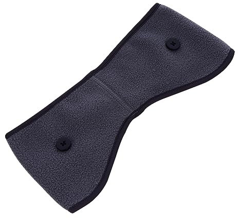 KITANDOVE Unisex Sport Stirnband Mit Knopf Winddichtes Warmes Ohrenschutz-Haarband Für Laufen Radfahren Und Elastisches Bequemes Design Für Und