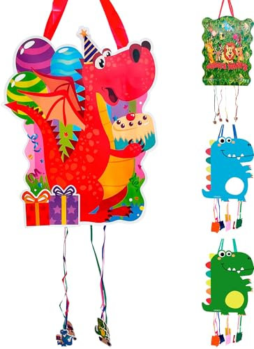 Piñata für Kindergeburtstag, Pinata, Dinosaurier, Pinata, Dinosaurier, Geburtstag, Dinosaurier, Pinata, Geburtstag, Dinosaurier, Pinata, MANLOZ (DRAGON)