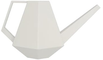 Shapes - Decorations Watering Can Premium Gießkanne 1L Mittel Weiß, Giesskanne Zimmerpflanzen Indoor Outdoor, Blumengießkanne für Pflanzen Garten Büro Balkon Gazzaladra Design