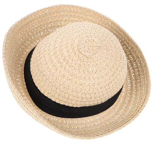 ibasenice 1pc Mini Für Puppen Und Spielzeug Hand-gestrickte Puppe Zubehör Miniatur Puppe Miniatur Hand-gestrickte Hut