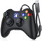 Nonbliep Wired for Xbox Controller Compatible with Wired Controller for Xbox 360 and PC with Dual Vibration/2.5mm Audio Jack Black